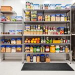 Food should be stored at least which distance from the floor?