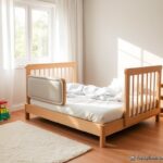 Toddler Floor Bed with Rails