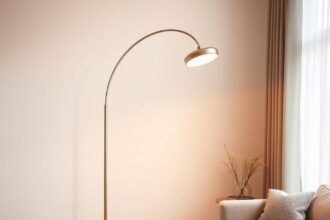 Arc Floor Lamp with Bottom Diffuser